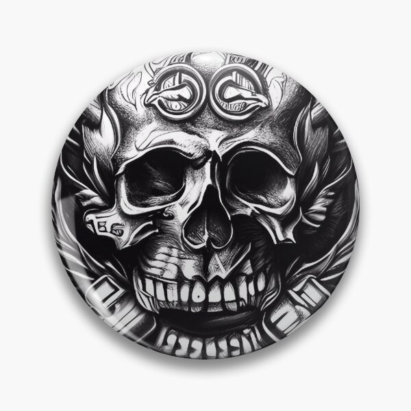 Item preview, Skull in Flame Motorist and Mechanic Sign designed and sold by karyalangit.