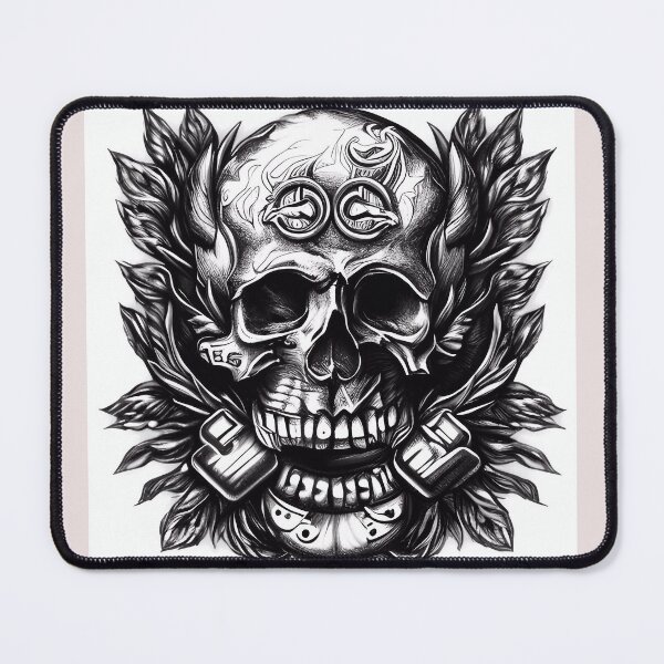Item preview, Skull in Flame Motorist and Mechanic Sign designed and sold by karyalangit.