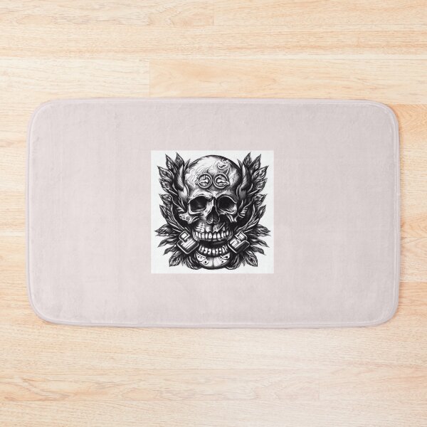 Item preview, Skull in Flame Motorist and Mechanic Sign designed and sold by karyalangit.