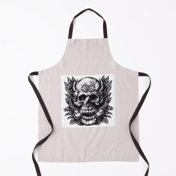 Item preview, Skull in Flame Motorist and Mechanic Sign designed and sold by karyalangit.
