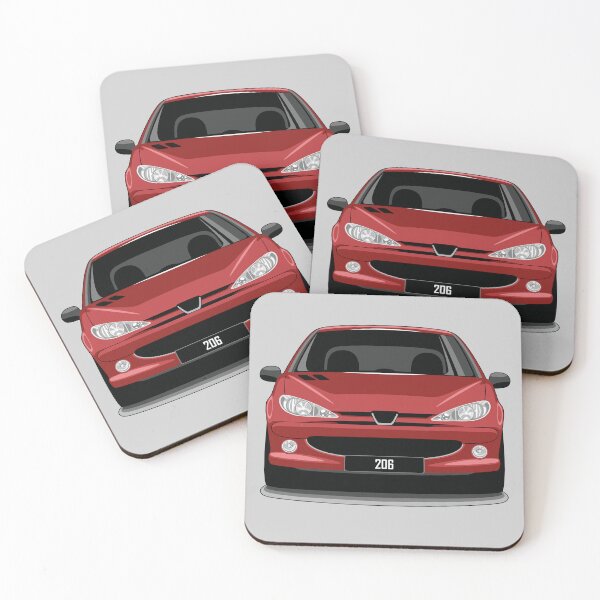Item preview, Peugeot 206 - vector drawing designed and sold by yohannlp.