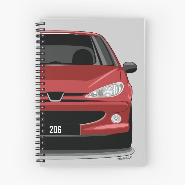 Item preview, Peugeot 206 - vector drawing designed and sold by yohannlp.