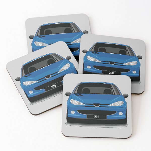 Item preview, Peugeot 206 - vector drawing designed and sold by yohannlp.