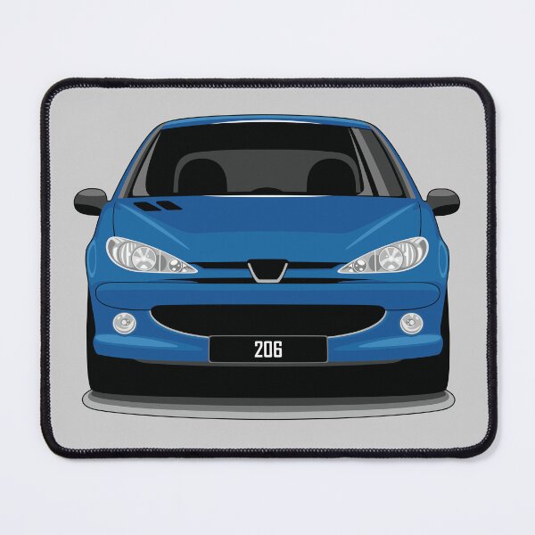 Item preview, Peugeot 206 - vector drawing designed and sold by yohannlp.