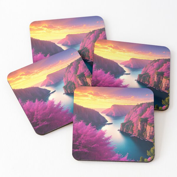 Item preview, Experience the Tranquility of a Sakura Bloom Sunset designed and sold by D3monic.