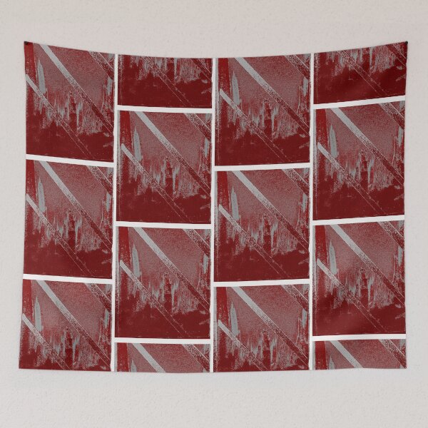 Item preview, Cityscape through Window with Silvery Moonshine designed and sold by BlackArtichoke.