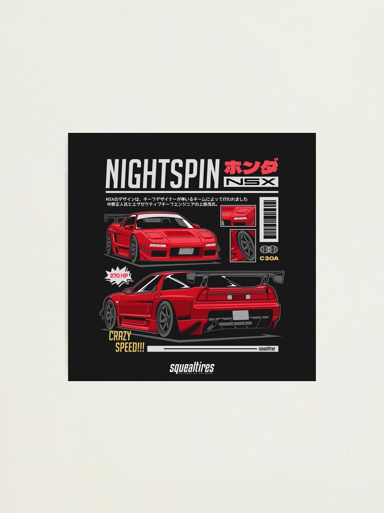 NSX カタログ・ポスター Honda NSX Posters, Minimalist JDM Car Posters | eBay