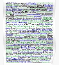 Psych TV-Show-Poster, Spitznamen, Burton Guster Poster