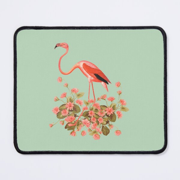 Item preview, Ornate Pink Flamingo And Beautiful Decorative Lilly Flowers designed and sold by TrulyEpoque.