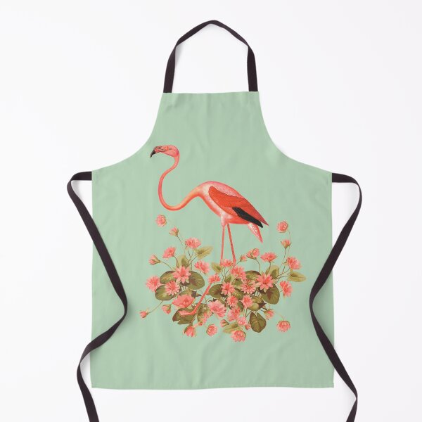 Item preview, Ornate Pink Flamingo And Beautiful Decorative Lilly Flowers designed and sold by TrulyEpoque.