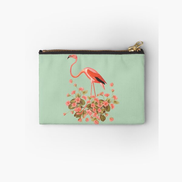 Item preview, Ornate Pink Flamingo And Beautiful Decorative Lilly Flowers designed and sold by TrulyEpoque.