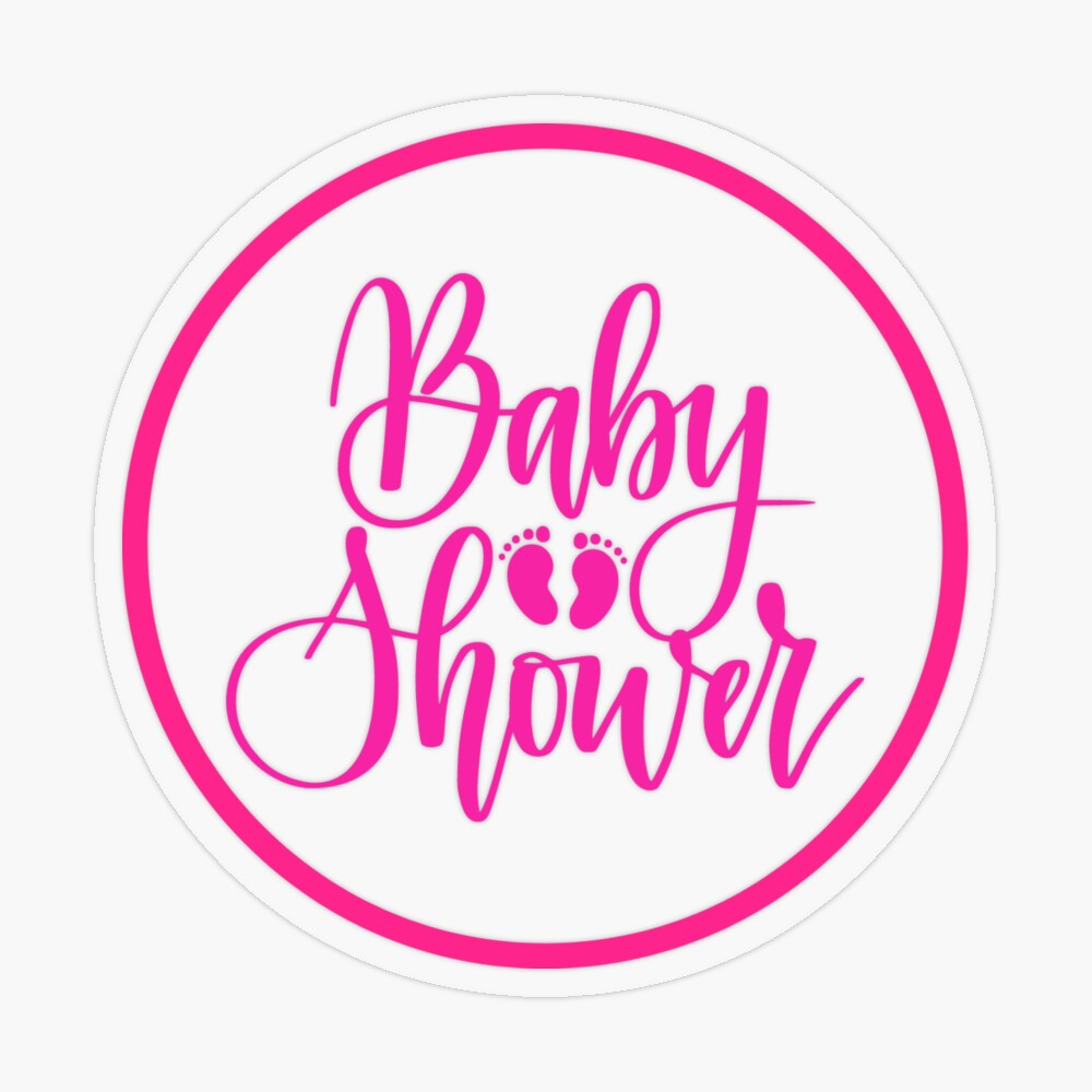 Premium Vector | Vector baby girl shower logo template