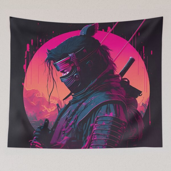 Item preview, Samurai Synthwave designed and sold by Esoteric Designs.