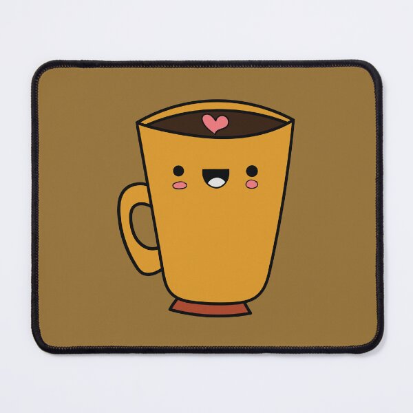 Item preview, kawaii and adorable coffee mug illustration with a cute smiling face designed and sold by Graciaisgrace.