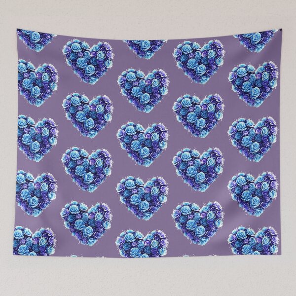 Item preview, Blue Roses Heart designed and sold by Digiheart.