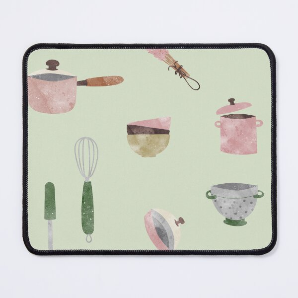 Item preview, Kitchen set _Watercolor kitchen tools designed and sold by positivecookie.