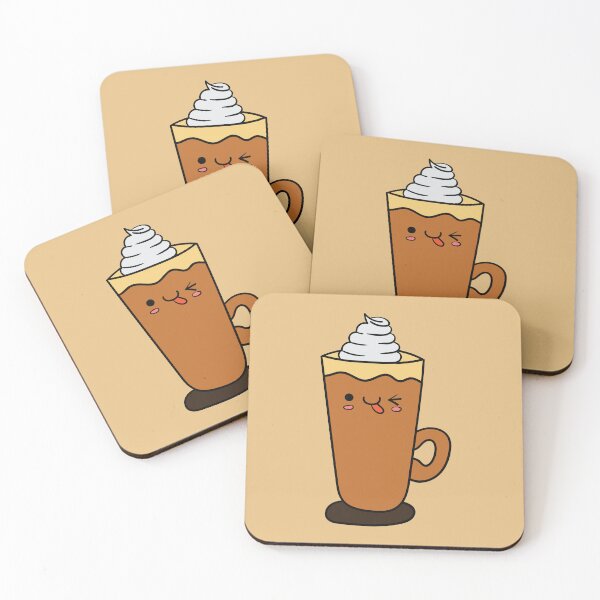 Item preview, adorable coffee cup illustration with a cute smiling face and delightful whipped cream topping designed and sold by Graciaisgrace.