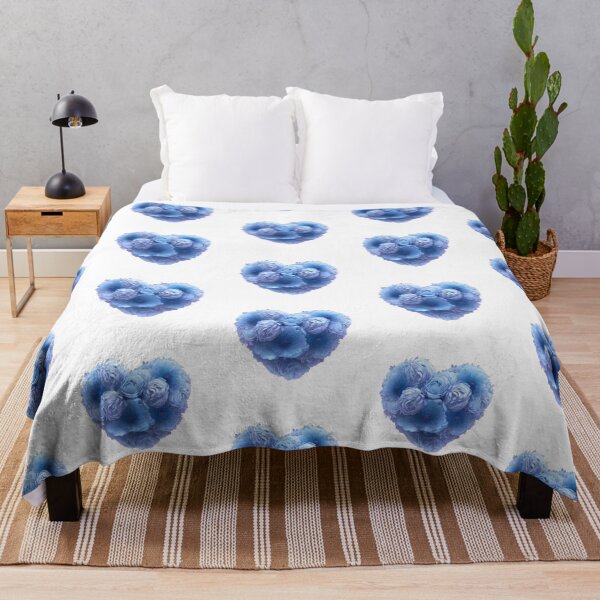 Item preview, Blue Flowers Heart designed and sold by Digiheart.