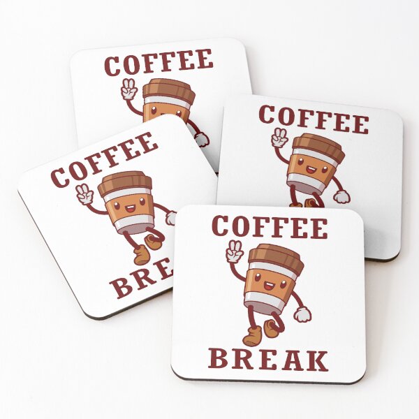 Item preview, Coffee cup cartoon character, Coffee break. designed and sold by Tony J.