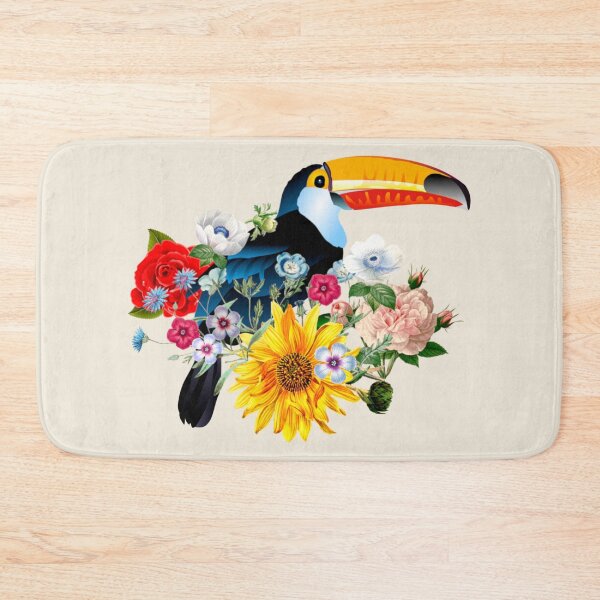 Item preview, Ornate Toucan And Beautiful Decorative Flowers designed and sold by TrulyEpoque.