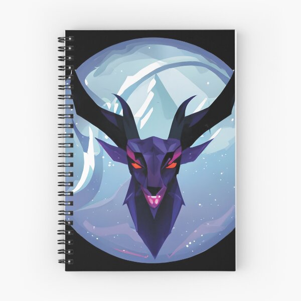 Artikelvorschau, Gothic Devil Deer mit roten Augen entworfen und verkauft von Goatonfire.