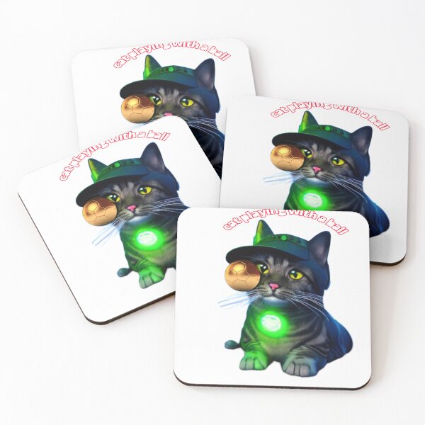 Item preview, cat playing with ball designed and sold by ayoub bahi ⭐⭐⭐⭐⭐.