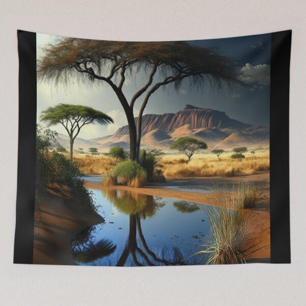 Item preview, African landscapes - Savannah 2 designed and sold by AB9-Designs.