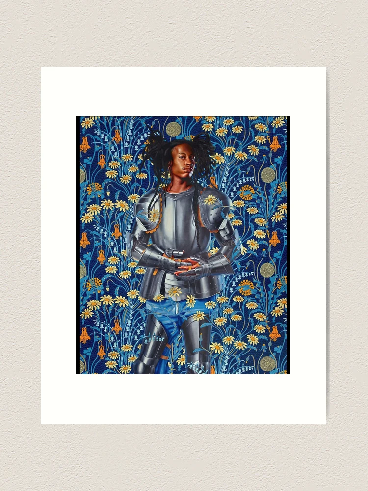 Kehinde Wiley Portrait of Jorge Gitoo Wright | Art Print