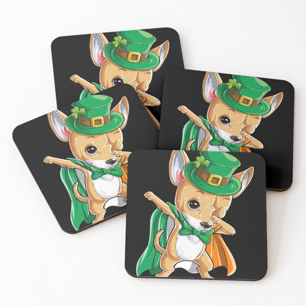 Item preview, Dabbing Chihuahua St Patricks Day Boys Leprechaun Dog Irish Flag designed and sold by VasylByrtus.