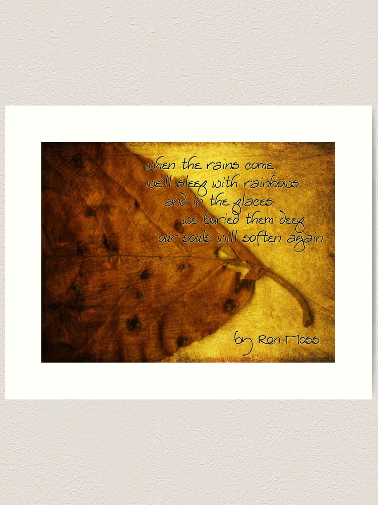 Alternate view of the rains . . . Art Print