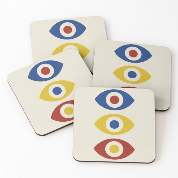 Item preview, Bauhaus Eyes in Primary Colours designed and sold by MDRNHOME.