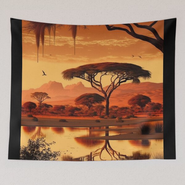 Item preview, African landscapes - Savannah 4 designed and sold by AB9-Designs.
