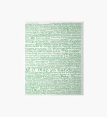 Psych tv show poster, nicknames, Burton Guster Art Board