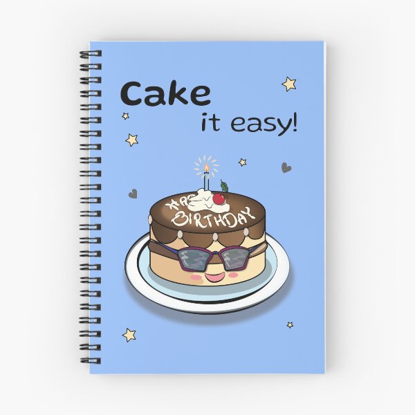 Item preview, Cake it easy! Cool birthday cake designed and sold by HajnalkArt.
