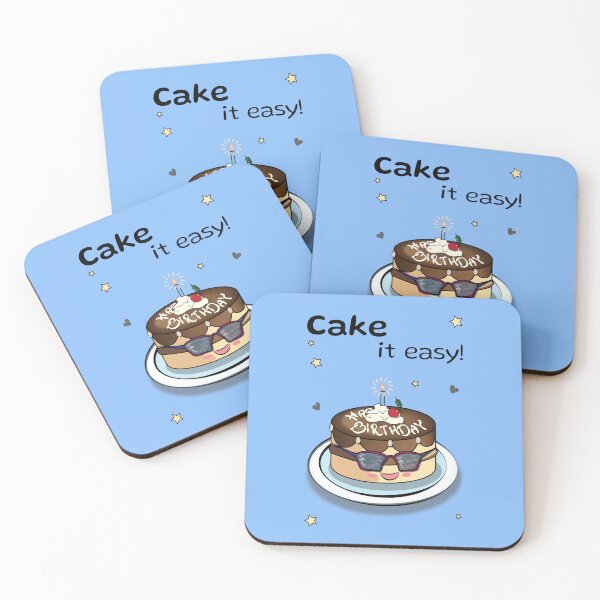 Item preview, Cake it easy! Cool birthday cake designed and sold by HajnalkArt.