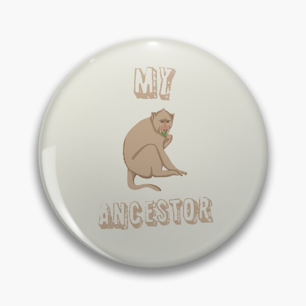 Item preview, My ancestor monkey cute monkey designed and sold by CottonHouse.