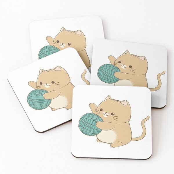Item preview, Cute cat playing with a ball of string designed and sold by RESToRAPTOR.