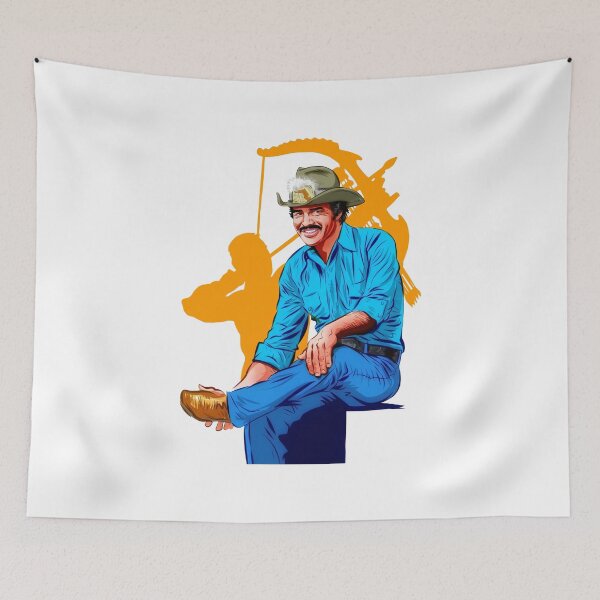 Item preview, Burt Reynolds - An illustration by Paul Cemmick designed and sold by DemminLiesel.