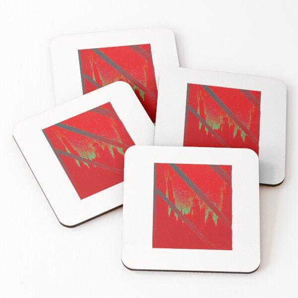 Item preview, Cityscape through Window with Scarlet Sky designed and sold by BlackArtichoke.