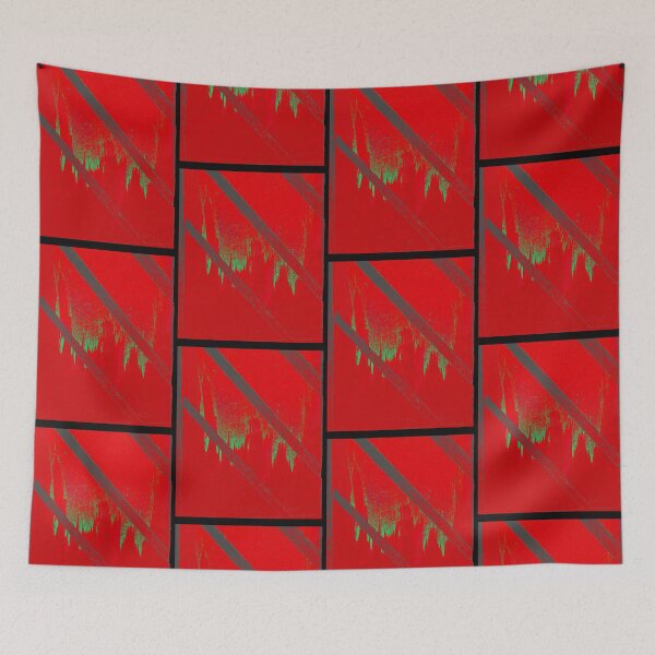 Item preview, Cityscape through Window with Scarlet Sky designed and sold by BlackArtichoke.