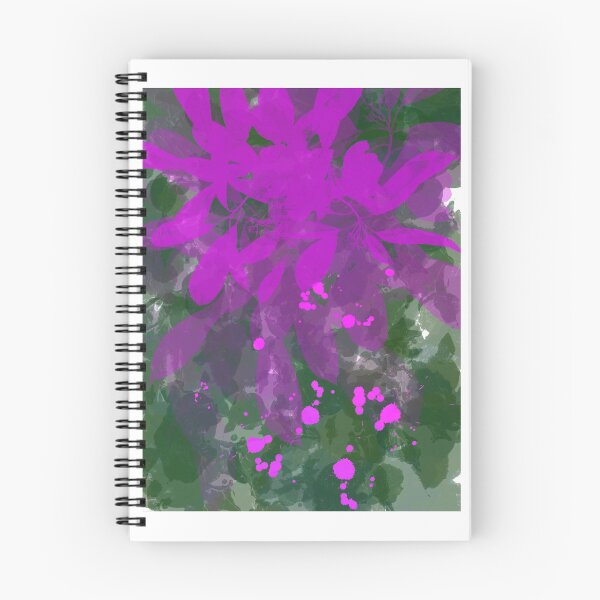 Item preview, Pink Flowers with leaves designed and sold by Victoria y Maria  Miguens.