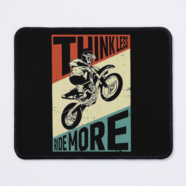 Item preview, Motorcycle - Think Less Ride More designed and sold by SameeraDammeyer.