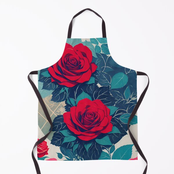 Item preview, Red Roses, Abstract Digital Art, Vintage Aesthetics designed and sold by DelMoore93.