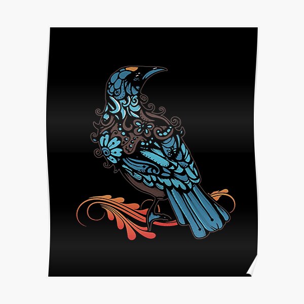 New Zealand Tui Poster