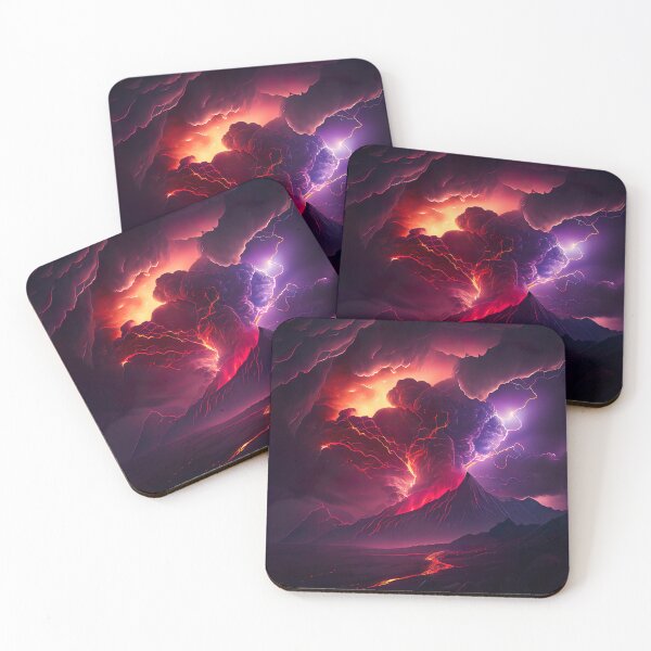 Item preview, Volcano Eruption with Lightning designed and sold by TheRealDoggman.