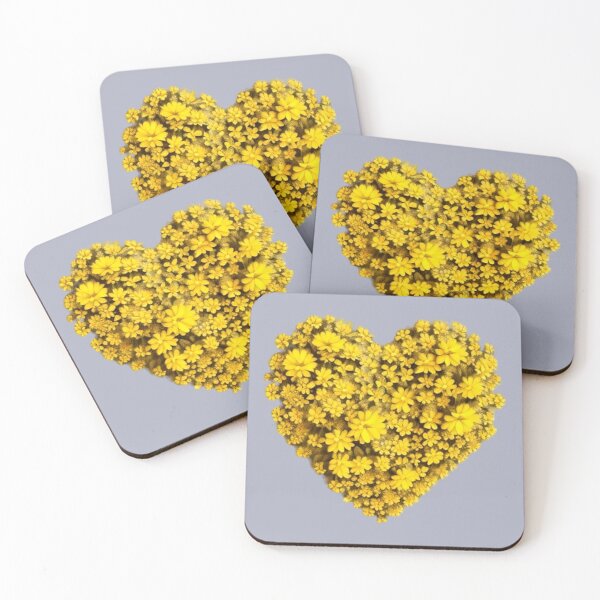 Item preview, Yellow Flowers Heart designed and sold by Digiheart.