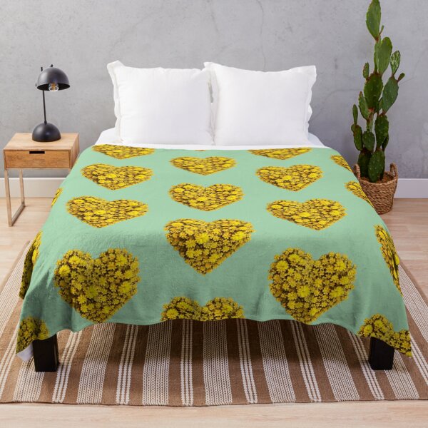 Aperçu de l'œuvre Yellow Flowers Heart créée et vendue par Digiheart.
