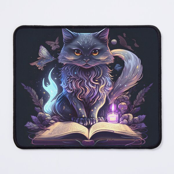 Item preview, Fluffy Magician Cat, Nekomancer, Magical Cat designed and sold by AHthatIsNice.