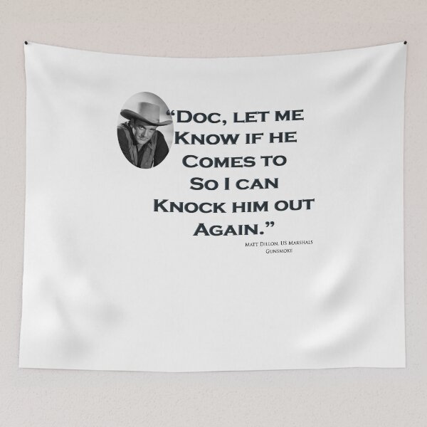 Item preview, Gunsmoke TV quote Matt Dillon Unisex Jersey Short Sleeve Tee designed and sold by DemminLiesel.