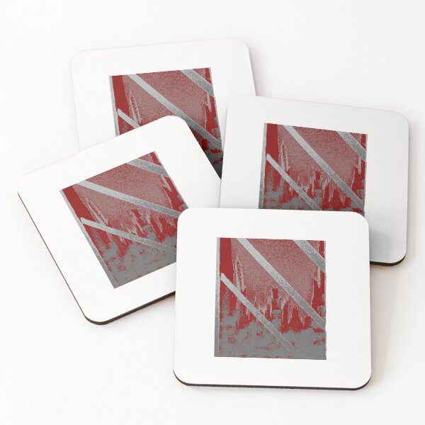 Item preview, Cityscape through Window in Maroon and More Silver designed and sold by BlackArtichoke.